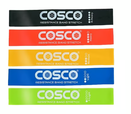 5x Cosco Stretch Resistance Bands