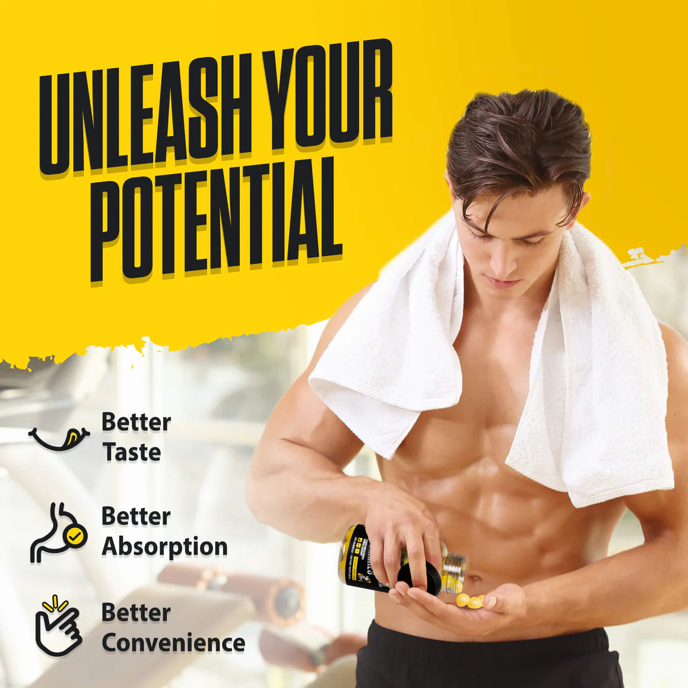 Prowl Creatine Monohydrate Gummies 30 Servings, 120 Count